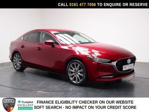 Used 2020 RED MAZDA MAZDA3 Saloon 2.0 SKYACTIV-X MHEV GT Sport Saloon 4dr Petrol Manual Euro 6 (s/s) (180 ps) (reg. 2020-09-25) for sale in Stockport