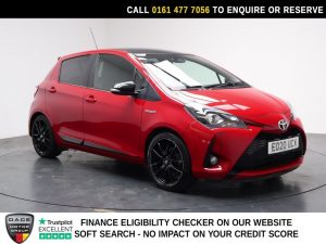 Used 2020 RED TOYOTA YARIS Hatchback 1.5 VVT-h GR SPORT Hatchback 5dr Petrol Hybrid E-CVT Euro 6 (s/s) (100 ps) (reg. 2020-03-10) for sale in Stockport