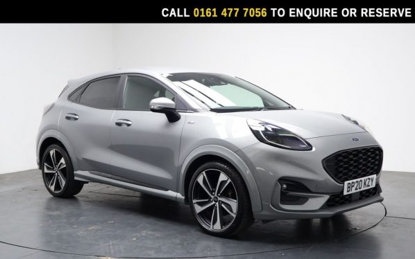 Used 2020 SILVER FORD PUMA SUV 1.0T EcoBoost MHEV ST-Line X SUV 5dr Petrol Manual Euro 6 (s/s) (155 ps) (reg. 2020-06-24) for sale in Stockport