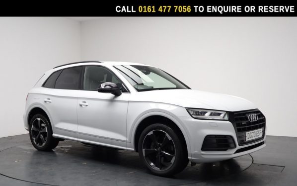 Used 2020 WHITE AUDI Q5 SUV 2.0 TFSI 45 Black Edition SUV 5dr Petrol S Tronic quattro Euro 6 (s/s) (245 ps) (reg. 2020-09-05) for sale in Stockport