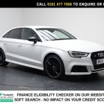 Used 2020 WHITE AUDI S3 Saloon 2.0 TFSI Black Edition Saloon 4dr Petrol S Tronic quattro Euro 6 (s/s) (300 ps) (reg. 2020-06-12) for sale in Stockport