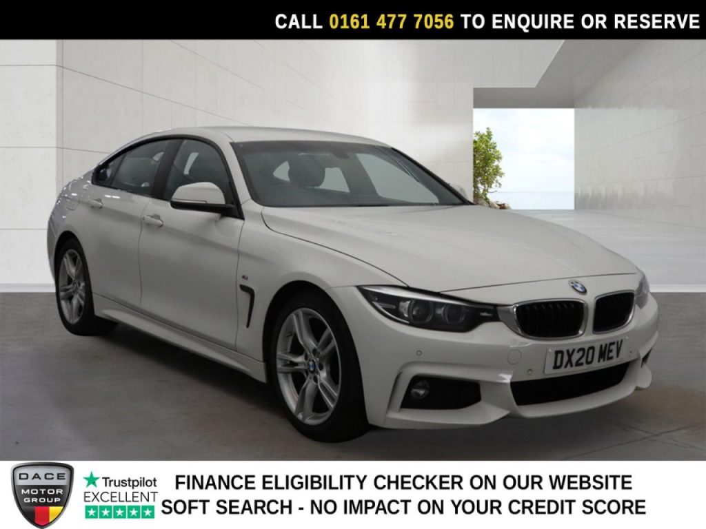 Used 2020 WHITE BMW 4 SERIES GRAN COUPE Hatchback 2.0 420i GPF M Sport Hatchback 5dr Petrol Manual Euro 6 (s/s) (184 ps) (reg. 2020-03-17) for sale in Stockport