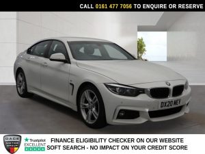 Used 2020 WHITE BMW 4 SERIES GRAN COUPE Hatchback 2.0 420i GPF M Sport Hatchback 5dr Petrol Manual Euro 6 (s/s) (184 ps) (reg. 2020-03-17) for sale in Stockport
