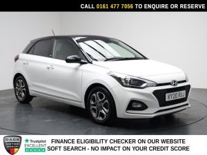 Used 2020 WHITE HYUNDAI I20 Hatchback 1.2 Play Hatchback 5dr Petrol Manual Euro 6 (s/s) (84 ps) (reg. 2020-07-27) for sale in Stockport