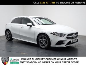Used 2020 WHITE MERCEDES-BENZ A-CLASS Hatchback 1.3 A200 AMG Line (Executive) Hatchback 5dr Petrol 7G-DCT Euro 6 (s/s) (163 ps) (reg. 2020-11-13) for sale in Stockport