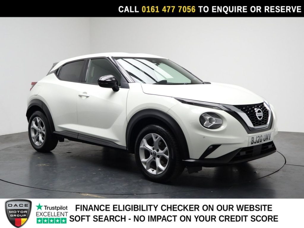 Used 2020 WHITE NISSAN JUKE SUV 1.0 DIG-T N-Connecta SUV 5dr Petrol Manual Euro 6 (s/s) (117 ps) (reg. 2020-03-10) for sale in Stockport