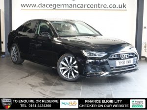 Used 2021 BLACK AUDI A4 Saloon 2.0 TFSI 35 Sport Edition Saloon 4dr Petrol S Tronic Euro 6 (s/s) (150 ps) (reg. 2021-03-29) for sale in Altrincham