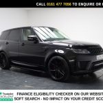 Used 2021 BLACK LAND ROVER RANGE ROVER SPORT SUV 3.0 D300 MHEV HSE Silver SUV 5dr Diesel Auto 4WD Euro 6 (s/s) (300 ps) (reg. 2021-02-01) for sale in Stockport