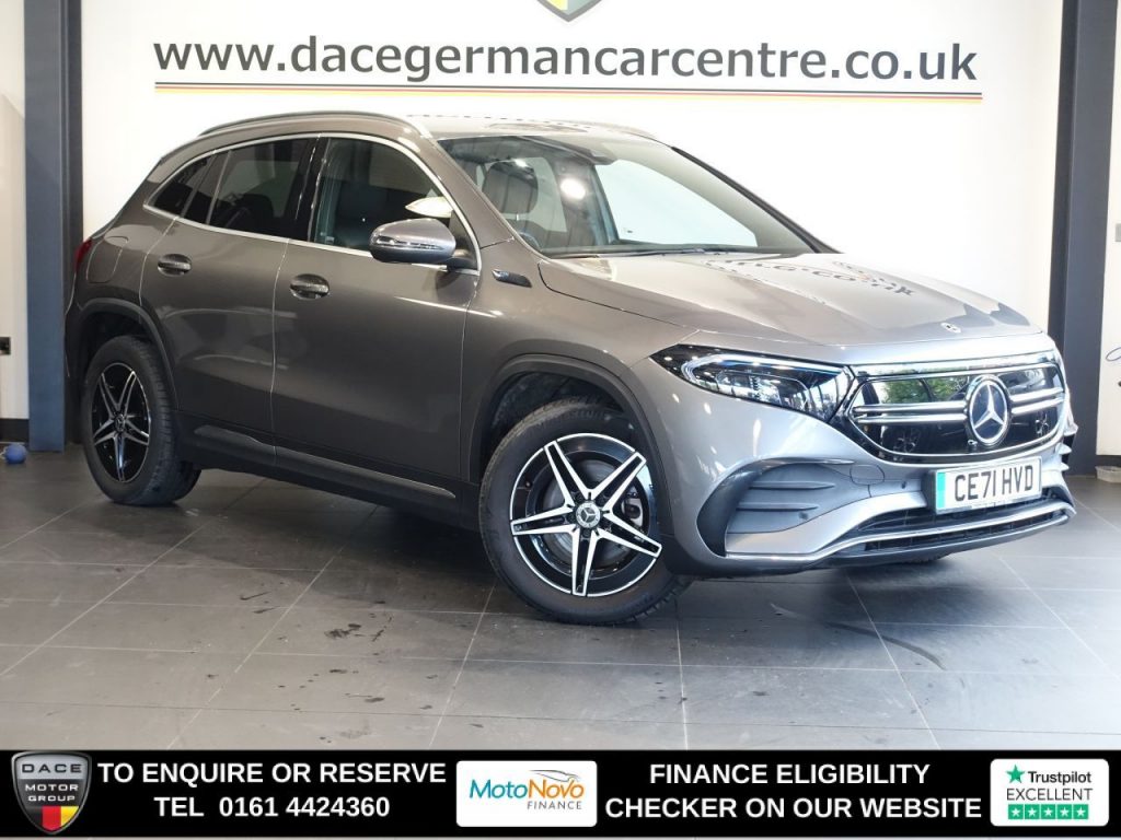 Used 2021 GREY MERCEDES-BENZ EQA SUV EQA 250 66.5kWh AMG Line SUV 5dr Electric Auto (190 ps) (reg. 2021-10-06) for sale in Altrincham