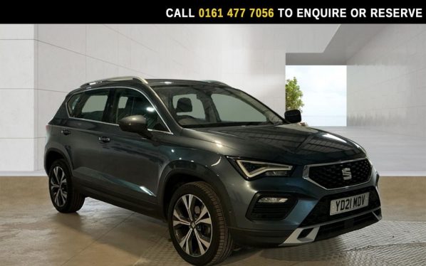 Used 2021 GREY SEAT ATECA SUV 1.5 TSI EVO SE Technology SUV 5dr Petrol Manual Euro 6 (s/s) (150 ps) (reg. 2021-03-22) for sale in Stockport