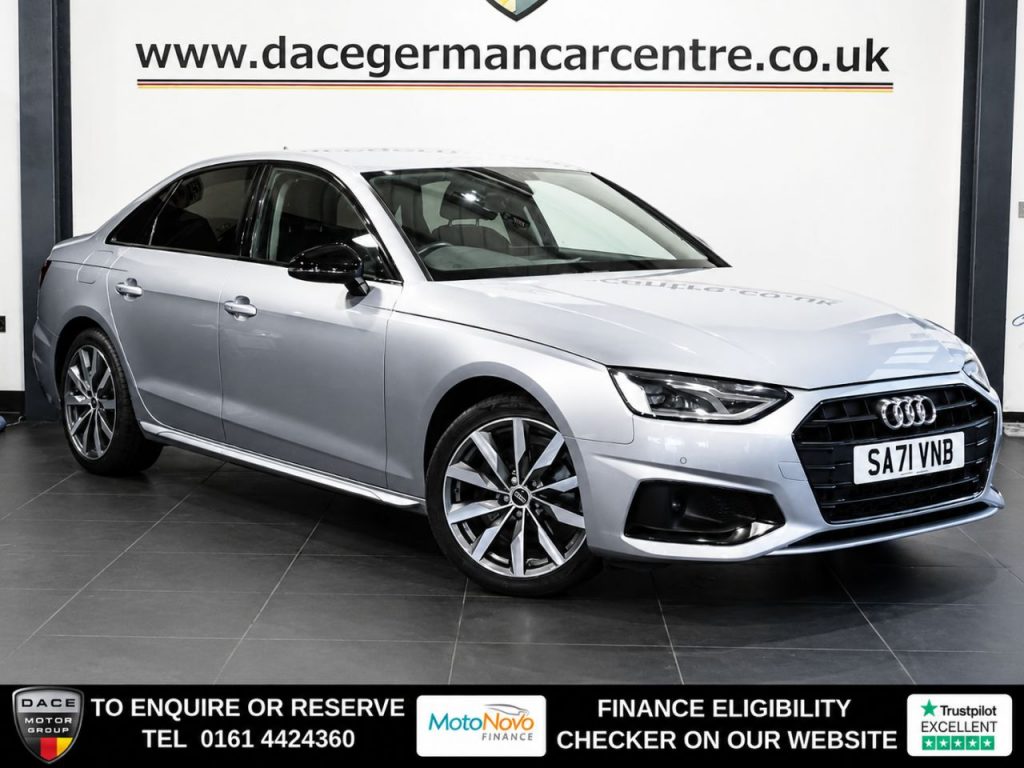 Used 2021 SILVER AUDI A4 Saloon 2.0 TDI 35 Sport Edition Saloon 4dr Diesel S Tronic Euro 6 (s/s) (163 ps) (reg. 2021-09-30) for sale in Altrincham