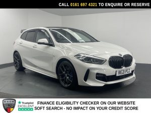 Used 2021 WHITE BMW 1 SERIES Hatchback 2.0 118d M Sport (LCP) Hatchback 5dr Diesel Manual Euro 6 (s/s) (150 ps) (reg. 2021-05-14) for sale in Manchester