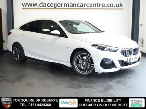 Used 2021 WHITE BMW 2 SERIES GRAN COUPE Saloon 1.5 218i M Sport Saloon 4dr Petrol Manual Euro 6 (s/s) (136 ps) (reg. 2021-04-30) for sale in Altrincham