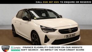 Used 2021 WHITE VAUXHALL CORSA Hatchback 1.2 Turbo SRi Premium Hatchback 5dr Petrol Manual Euro 6 (s/s) (100 ps) (reg. 2021-06-18) for sale in Manchester