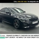 Used 2022 BLACK BMW 3 SERIES Saloon 2.0 320i M Sport Saloon 4dr Petrol Auto Euro 6 (s/s) (184 ps) (reg. 2022-11-21) for sale in Manchester