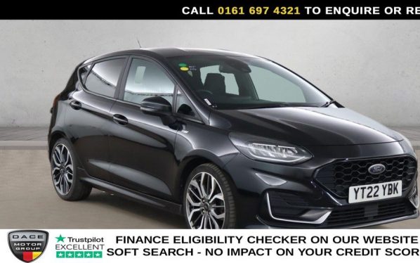 Used 2022 BLACK FORD FIESTA Hatchback 1.0T EcoBoost ST-Line Vignale Hatchback 5dr Petrol Manual Euro 6 (s/s) (100 ps) (reg. 2022-04-19) for sale in Manchester