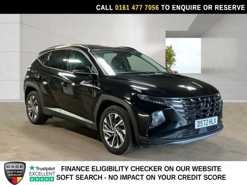 Used 2022 BLACK HYUNDAI TUCSON SUV 1.6 T-GDi Premium SUV 5dr Petrol Manual Euro 6 (s/s) (150 ps) (reg. 2022-12-10) for sale in Stockport