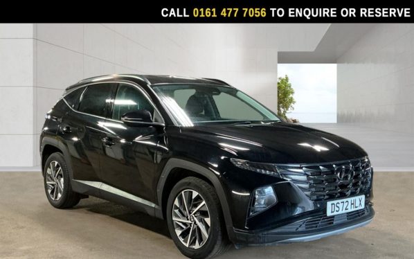 Used 2022 BLACK HYUNDAI TUCSON SUV 1.6 T-GDi Premium SUV 5dr Petrol Manual Euro 6 (s/s) (150 ps) (reg. 2022-12-10) for sale in Stockport