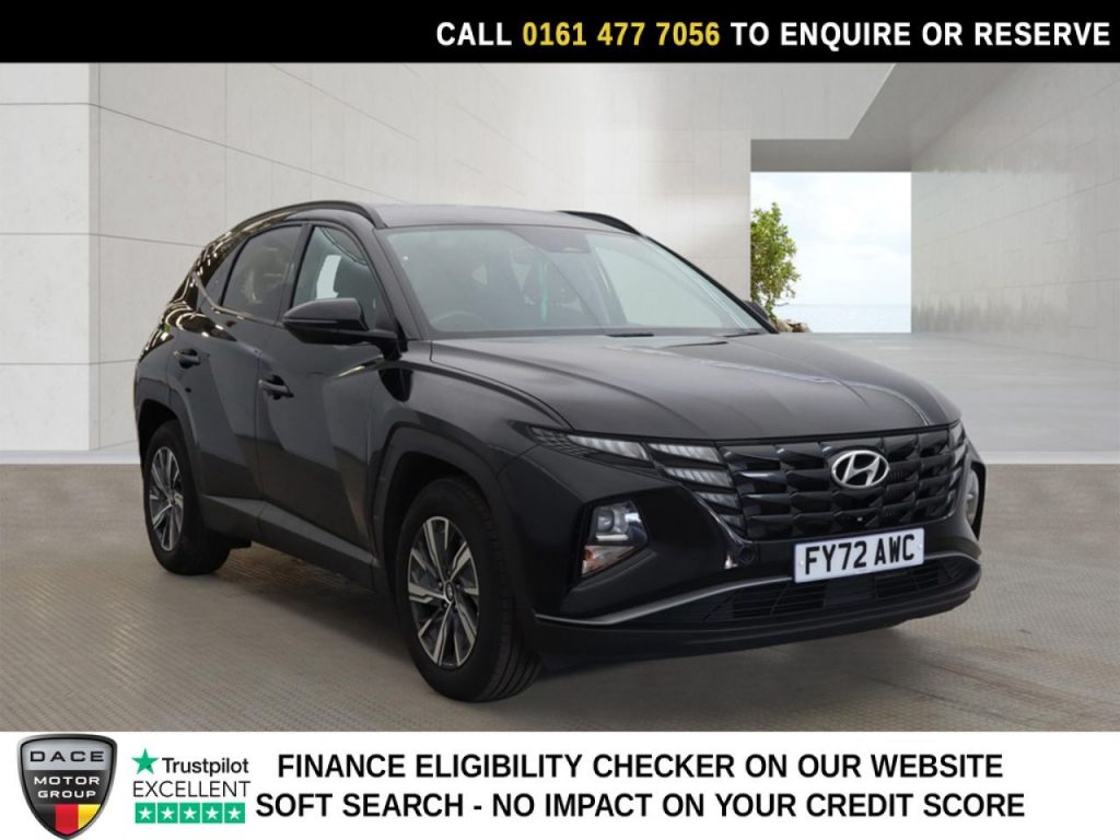 Used 2022 BLACK HYUNDAI TUCSON SUV 1.6 T-GDi SE Connect SUV 5dr Petrol Manual Euro 6 (s/s) (150 ps) (reg. 2022-09-23) for sale in Stockport