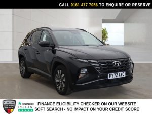 Used 2022 BLACK HYUNDAI TUCSON SUV 1.6 T-GDi SE Connect SUV 5dr Petrol Manual Euro 6 (s/s) (150 ps) (reg. 2022-09-23) for sale in Stockport