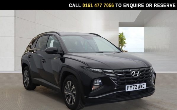 Used 2022 BLACK HYUNDAI TUCSON SUV 1.6 T-GDi SE Connect SUV 5dr Petrol Manual Euro 6 (s/s) (150 ps) (reg. 2022-09-23) for sale in Stockport