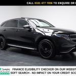 Used 2022 BLACK MERCEDES-BENZ EQC SUV EQC 400 80kWh AMG Line (Premium Plus) SUV 5dr Electric Auto 4MATIC (408 ps) (reg. 2022-03-09) for sale in Stockport