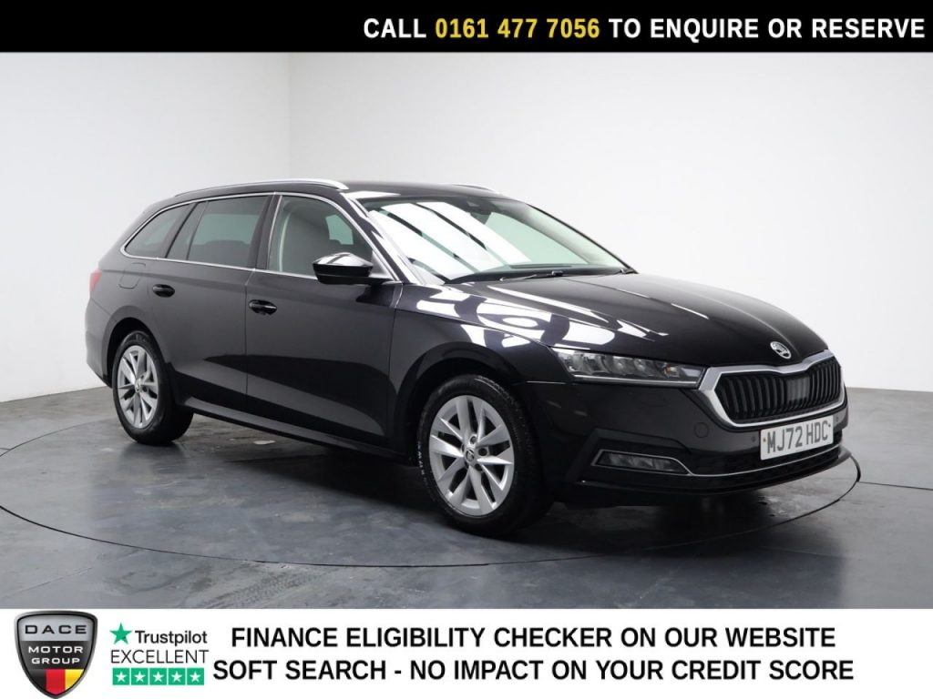 Used 2022 BLACK SKODA OCTAVIA Estate 1.5 TSI ACT SE L Estate 5dr Petrol Manual Euro 6 (s/s) (150 ps) (reg. 2022-11-09) for sale in Stockport