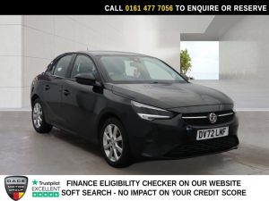 Used 2022 BLACK VAUXHALL CORSA Hatchback 1.2 Design Hatchback 5dr Petrol Manual Euro 6 (75 ps) (reg. 2022-11-30) for sale in Stockport