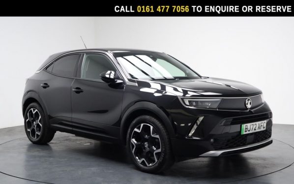 Used 2022 BLACK VAUXHALL MOKKA ELECTRIC SUV 50kWh Ultimate SUV 5dr Electric Auto (136 ps) (reg. 2022-09-28) for sale in Stockport