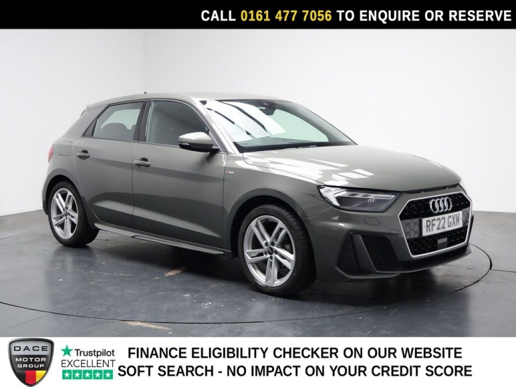 Used 2022 GREY AUDI A1 Hatchback 1.0 TFSI 25 S line Sportback 5dr Petrol Manual Euro 6 (s/s) (95 ps) (reg. 2022-07-08) for sale in Stockport