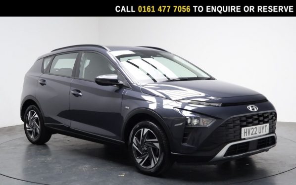 Used 2022 GREY HYUNDAI BAYON SUV 1.0 T-GDi MHEV SE Connect SUV 5dr Petrol Hybrid DCT Euro 6 (s/s) (100 ps) (reg. 2022-03-31) for sale in Stockport
