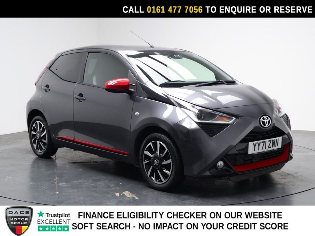 Used 2022 GREY TOYOTA AYGO Hatchback 1.0 VVT-i x-trend Hatchback 5dr Petrol Manual Euro 6 (s/s) (71 ps) (reg. 2022-01-31) for sale in Stockport