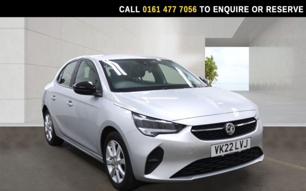 Used 2022 GREY VAUXHALL CORSA Hatchback 1.2 SE Edition Hatchback 5dr Petrol Manual Euro 6 (75 ps) (reg. 2022-03-31) for sale in Stockport