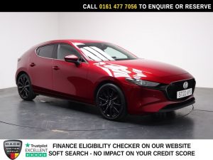 Used 2022 RED MAZDA MAZDA3 Hatchback 2.0 e-SKYACTIV-G MHEV Sport Lux Hatchback 5dr Petrol Manual Euro 6 (s/s) (122 ps) (reg. 2022-03-19) for sale in Stockport