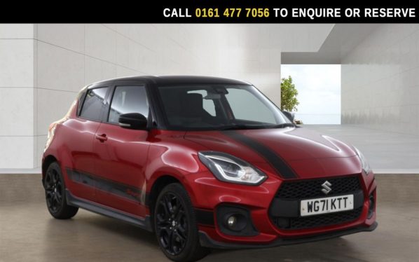 Used 2022 RED SUZUKI SWIFT Hatchback 1.4 Boosterjet MHEV Sport Hatchback 5dr Petrol Hybrid Manual Euro 6 (s/s) (129 ps) (reg. 2022-02-05) for sale in Stockport