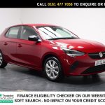 Used 2022 RED VAUXHALL CORSA Hatchback 1.2 Design Hatchback 5dr Petrol Manual Euro 6 (75 ps) (reg. 2022-11-30) for sale in Stockport