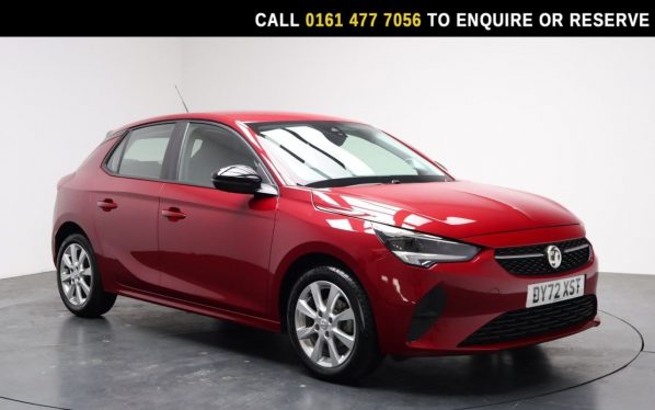 Used 2022 RED VAUXHALL CORSA Hatchback 1.2 Design Hatchback 5dr Petrol Manual Euro 6 (75 ps) (reg. 2022-11-30) for sale in Stockport