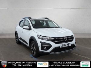 Used 2022 WHITE DACIA SANDERO STEPWAY Hatchback 1.0 TCe Prestige Hatchback 5dr Petrol CVT Euro 6 (s/s) (90 ps) (reg. 2022-03-30) for sale in Altrincham