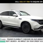 Used 2022 WHITE MERCEDES-BENZ EQC SUV EQC 400 80kWh AMG Line (Premium) SUV 5dr Electric Auto 4MATIC (408 ps) (reg. 2022-01-28) for sale in Stockport