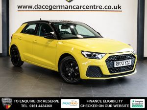 Used 2022 YELLOW AUDI A1 Hatchback 1.0 TFSI 30 Technik Sportback 5dr Petrol S Tronic Euro 6 (s/s) (110 ps) (reg. 2022-09-21) for sale in Altrincham