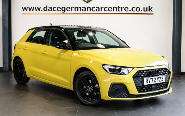 Used 2022 YELLOW AUDI A1 Hatchback 1.0 TFSI 30 Technik Sportback 5dr Petrol S Tronic Euro 6 (s/s) (110 ps) (reg. 2022-09-21) for sale in Altrincham