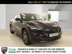 Used 2023 BLACK FORD MUSTANG MACH-E SUV Standard Range 70kWh SUV 5dr Electric Automatic (269 ps) (reg. 2023-04-28) for sale in Stockport