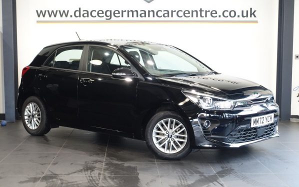 Used 2023 BLACK KIA RIO Hatchback 1.2 2 Hatchback 5dr Petrol Manual Euro 6 (s/s) (83 bhp) (reg. 2023-01-24) for sale in Altrincham
