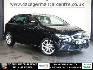 Used 2023 BLACK SEAT IBIZA Hatchback 1.0 TSI FR Hatchback 5dr Petrol Manual Euro 6 (s/s) (110 ps) (reg. 2023-04-27) for sale in Altrincham