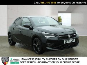 Used 2023 BLACK VAUXHALL CORSA Hatchback 1.2 Turbo GS Hatchback 5dr Petrol Auto Euro 6 (s/s) (130 ps) (reg. 2023-06-30) for sale in Stockport