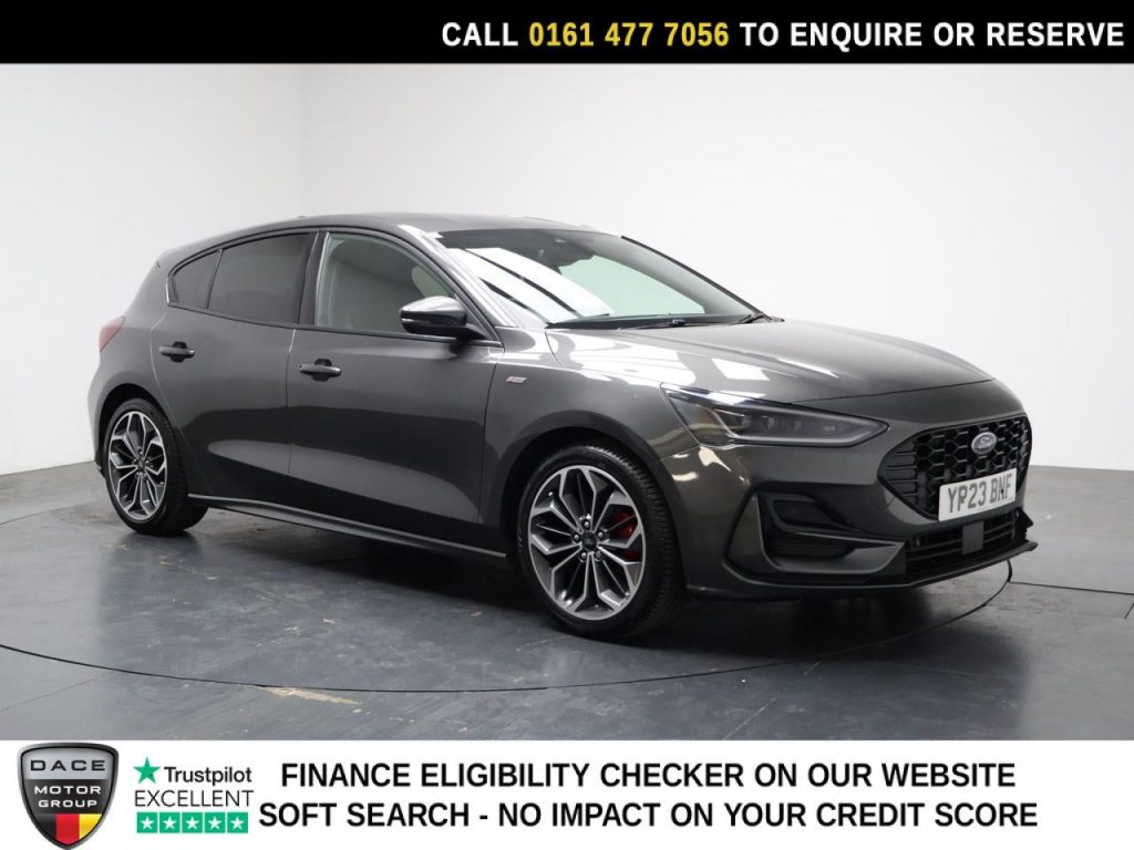 Used 2023 GREY FORD FOCUS Hatchback 1.0T EcoBoost ST-Line X Hatchback 5dr Petrol Manual Euro 6 (s/s) (125 ps) (reg. 2023-04-12) for sale in Stockport