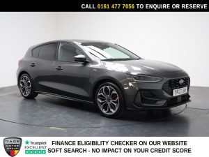 Used 2023 GREY FORD FOCUS Hatchback 1.0T EcoBoost ST-Line X Hatchback 5dr Petrol Manual Euro 6 (s/s) (125 ps) (reg. 2023-04-12) for sale in Stockport