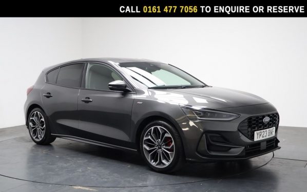 Used 2023 GREY FORD FOCUS Hatchback 1.0T EcoBoost ST-Line X Hatchback 5dr Petrol Manual Euro 6 (s/s) (125 ps) (reg. 2023-04-12) for sale in Stockport