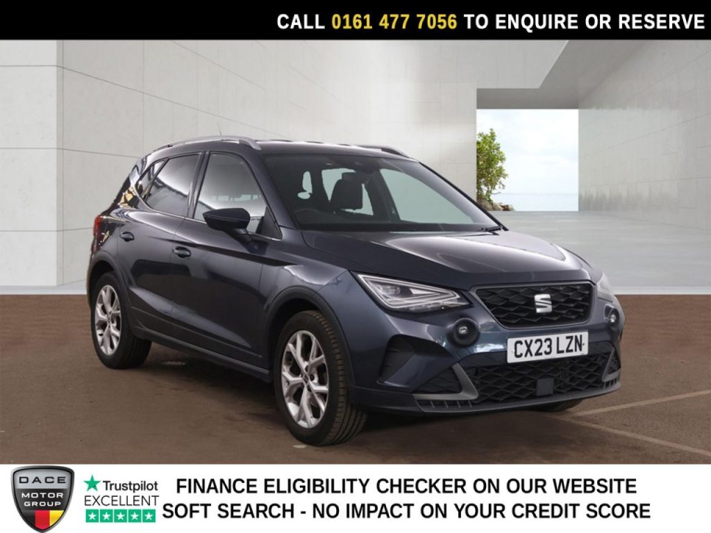 Used 2023 GREY SEAT ARONA SUV 1.0 TSI FR SUV 5dr Petrol Manual Euro 6 (s/s) (110 ps) (reg. 2023-05-12) for sale in Stockport