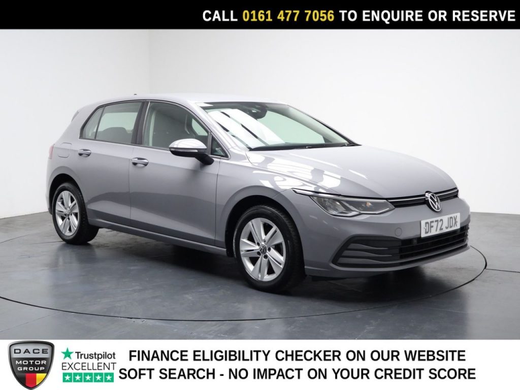 Used 2023 GREY VOLKSWAGEN GOLF Hatchback 1.5 TSI Life Hatchback 5dr Petrol Manual Euro 6 (s/s) (130 ps) (reg. 2023-01-09) for sale in Stockport